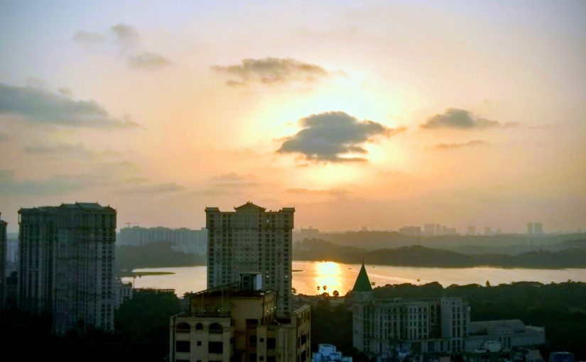 Sunset…